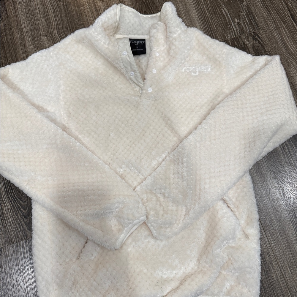 Rogers Sporting Goods Cozy Plush Pullover - Cream